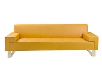 Yellow 2-Seater Sofa Upholstery Living room Couch Two-seater Stylish 2-seater